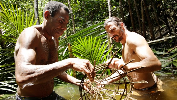 Image of men in the jungle