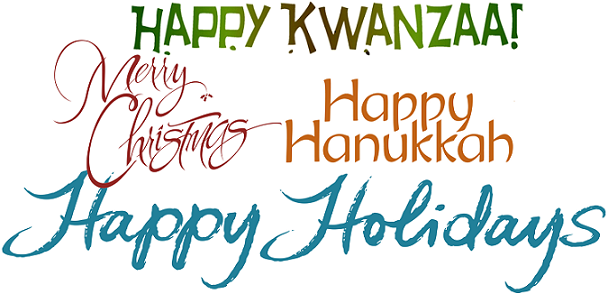 Image of Banner with multiple Winter Holidays