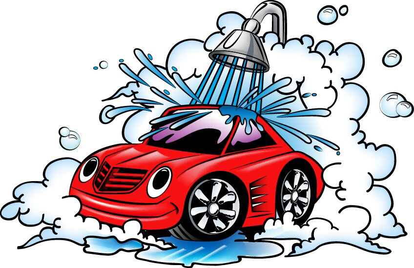 Image of a car in the shower