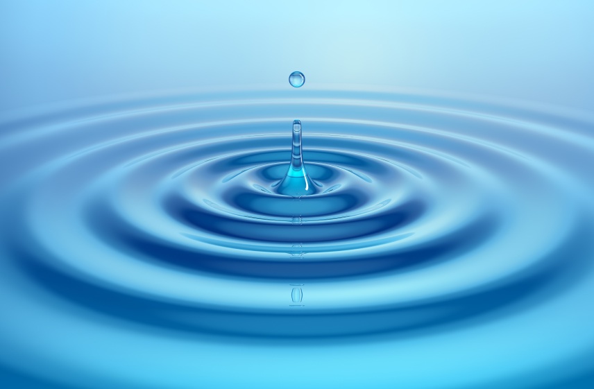Image of ripple in a pond