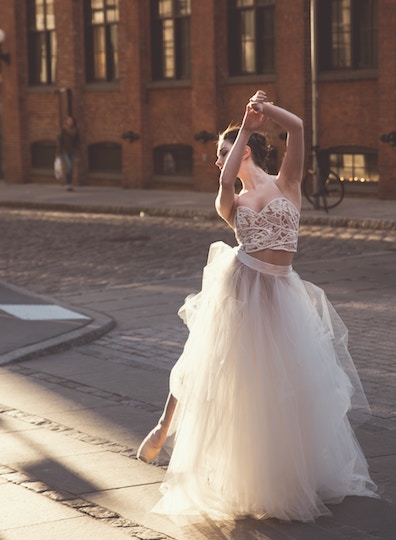 Image of a Ballerina on a City Street