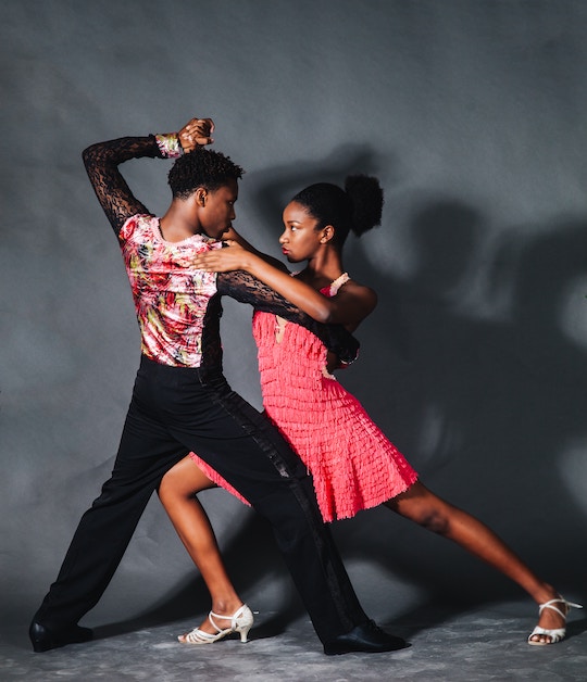Image of a couple doing latin dance