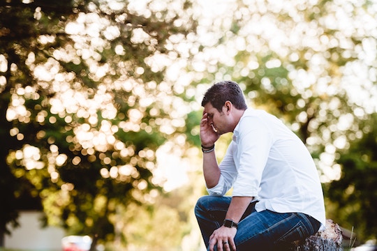 Image of man in contemplation