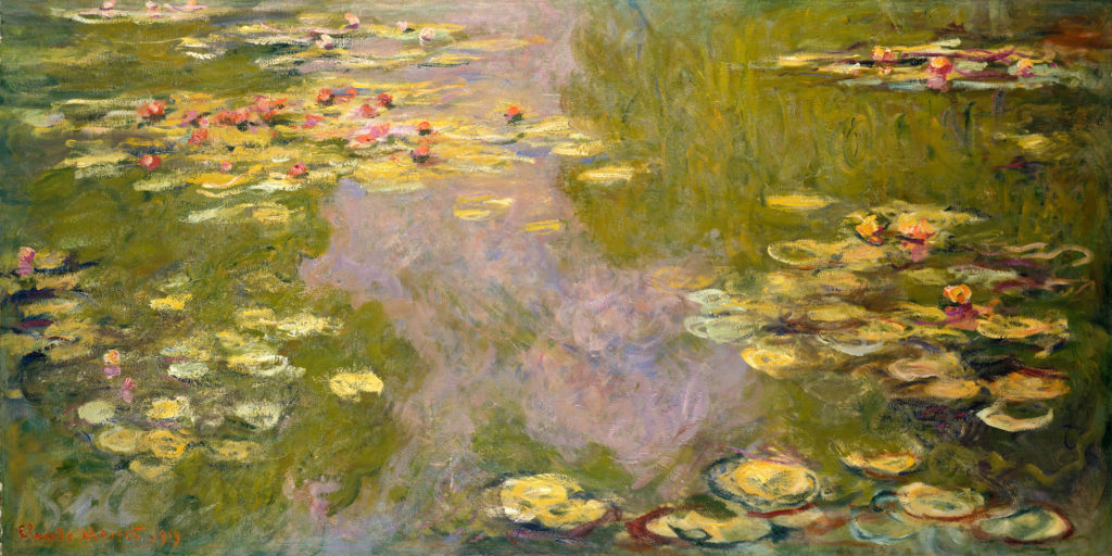 Image of Monet Water Lillies painting