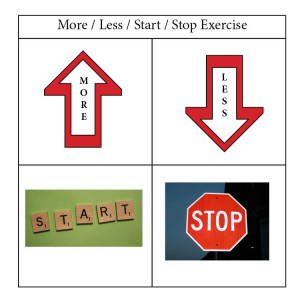 More less stop start