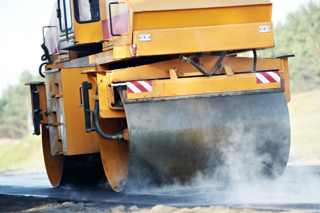 image of a steamroller