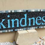 Image of mosaic Kindness sign