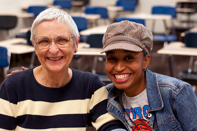 Image of two women smiling