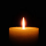 image of a candle burning
