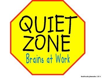 Quiet Zone sign