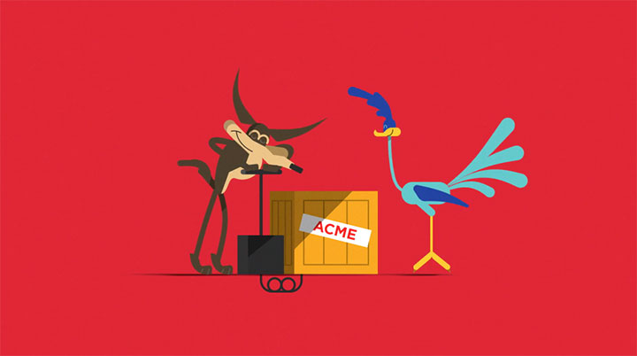 Image of Wile E. Coyote and the Road Runner 