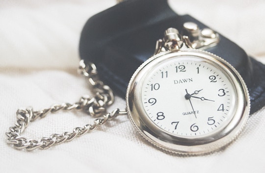 Image of a silver pocket watch