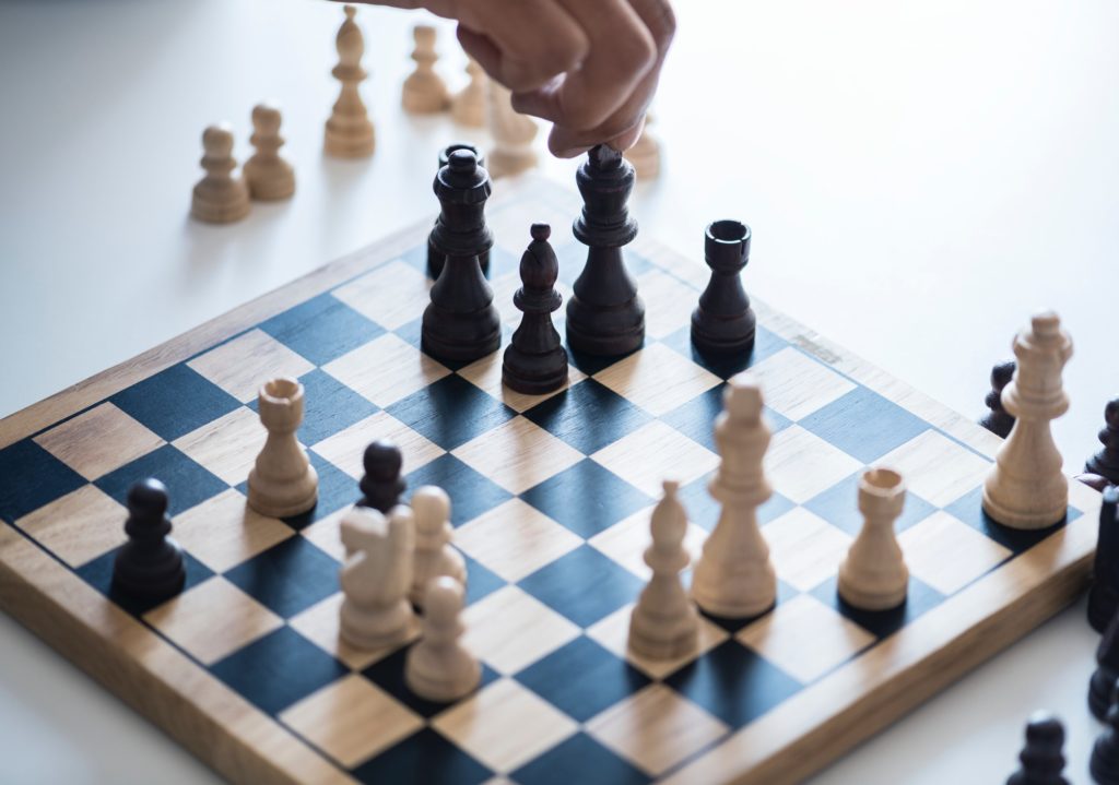 Image of a chess game in progress